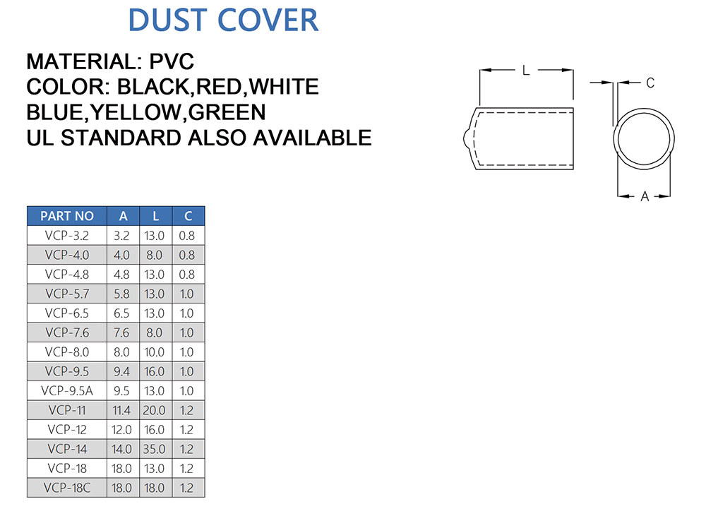 Dust cover VCP-3.2